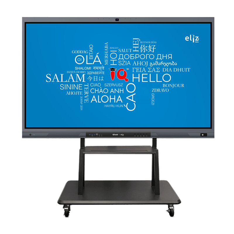 Інтерактивна панель Elizlabs IQTouch 65" з UHD камерою (LE065MD) з mozaBook CLASSROOM, мобільний стенд